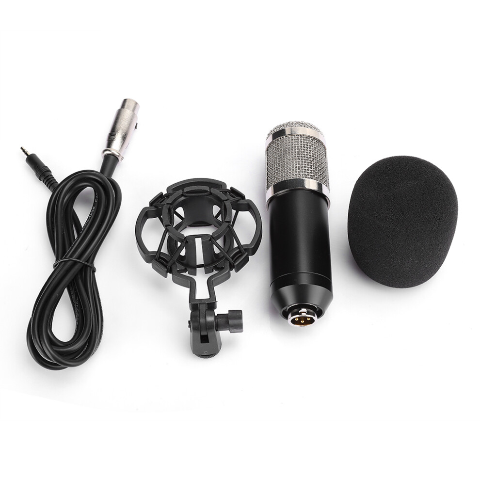 Xlr Condenser Microphone For Studio Vocals, Cardioid Pickup Pattern With Low Noise Crystal Clear Sound Wide Frequency Response 9191629401215