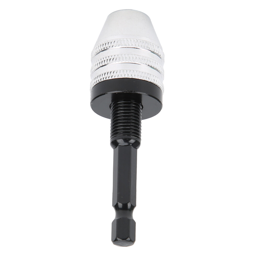 Universal Driver Keyless Drill Chuck Quick Change Adapter, Impact Driver Conversion Tool With1/4Inch Hex Shank, Adjustable Drill Conversion For 9370362902863