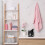 Black Adhesive Bathroom Cosmetics Organiser, 4 Compartments 4