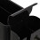 Black Adhesive Bathroom Cosmetics Organiser, 4 Compartments 6