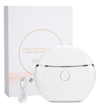 LED-Gesichtsmassagegerät mit zwei Vibrationsstufen, Gesichtsmodellierungsgerät zur Hautstraffung, Lymphdrainage, Mikrostromaktivierung und