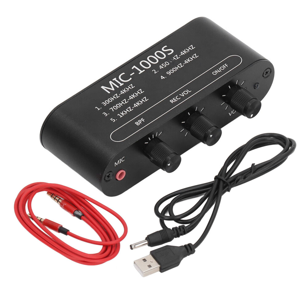 Condenser Microphone Amplifier Portable Amplifier Anti Interference Stereo Preamp Audio Preamplifier With Gain Switching And Adjustable Frequency 9370362901286