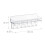 Selbstklebender Schmuck-Organizer mit Ablage und Haken 3