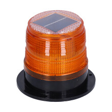 Rechargeable Battery Solar Powered Emergency Warning Beacon Light, Magnetic Base With High Brightness Led And360Degree Coverage, All Weather Use