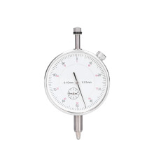 Easy to Read Dial Indicator Gauge, Durable Metal Construction Precision Test Gauge Metric0-10mm x0.01mm Stable and Reliable Accuracy Smooth