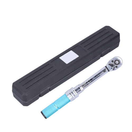 Industrial Grade Adjustable Torque Wrench with Quick Release Button and High Durability for Workshop Use