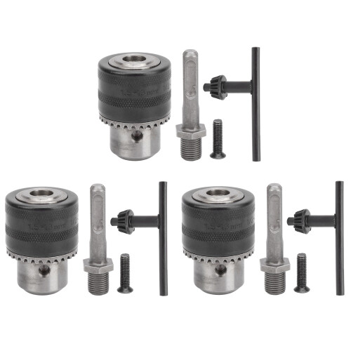Versatile Use Drill Chuck Set With Manual Adjustments And Quick Change Technology Designed For Smooth Operation And Accurate Biting In Demanding