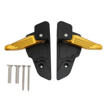 Pedale poggiapiedi pieghevole in alluminio CNC resistente per Vespa Primavera, poggiapiedi posteriori per passeggero, superficie antiscivolo e