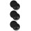 3Sets Black Iron Rubber Wheel Alignment Tool Base for Vehicle Steering 9