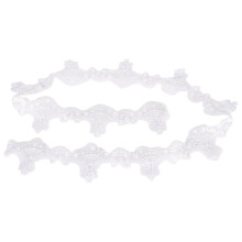 Appliques de mariage, décoration intérieure, loisirs créatifs, bordure en dentelle perlée, ruban brodé de perles et sequins, garnitures en tissu