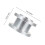 1Set Smooth Silver Steering Wheel Hub Spacer with Easy Install Design 2