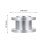 1Set Smooth Silver Steering Wheel Hub Spacer with Easy Install Design 3