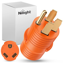 50A to 30A RV Power Adapter: 14-50P Male to TT-30R Female, Compatible with RV, Camper, Caravan