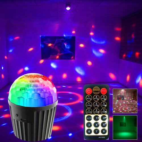 Ampoule LED rotative pour fêtes, 1 pièce 1