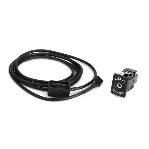 Sound Quality Optimized AUX Cable For Car Stereo System, Plug In Play Functionality With External Audio Source High Quality Cable No Modification