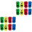 40Pcs Durable Car Shaped Erasers Assorted Stationery Gift 3