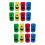 40Pcs Durable Car Shaped Erasers Assorted Stationery Gift 7
