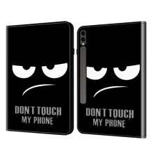 Tablethoes compatibel met Samsung Galaxy Tab S9+ / S9FE+ – Lichtgewicht folio van PU-leer/TPU met kaartsleuven en standaard.