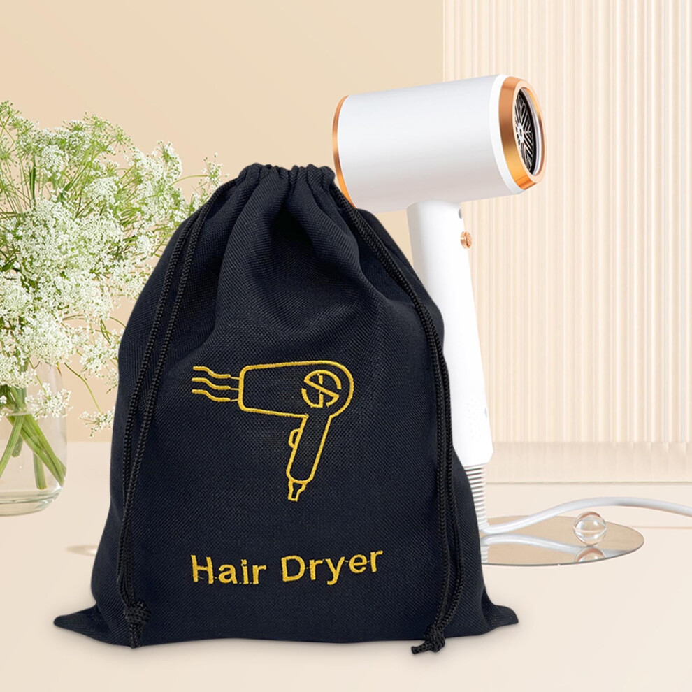 Jute-Like Drawstring Bag for Hair Dryer, Multi-Functional Dustproofing, Portable and Long-lasting Storage Solution