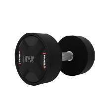 Mancuerna de poliuretano de 17,5 kg: equipo de fitness duradero