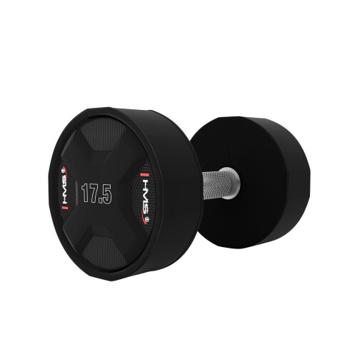 17,5 KG polyuretanhantel - hållbar träningsutrustning