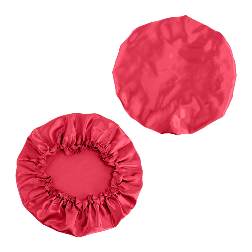 Satin Bonnet Silk Bonnet,Hair Bonnet for Sleeping,Elastic Band Silk Sleep Cap,Soft and Breathable