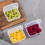 2pcs Cheese Slice Container, PP, Large Capacity 7