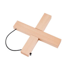 1 PC Folding Wooden Heat Insulation Hot Pot Mat Bowl Mat Pot Folding The Pan Wood Material For Home Kitchen(B,4 Cents)