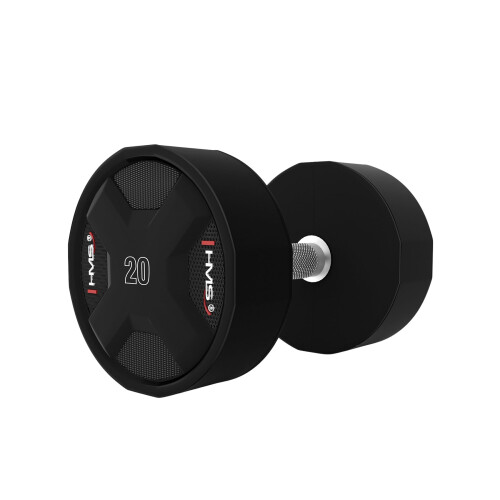 20 kg Polyurethane Dumbbell - Durable Weight Training