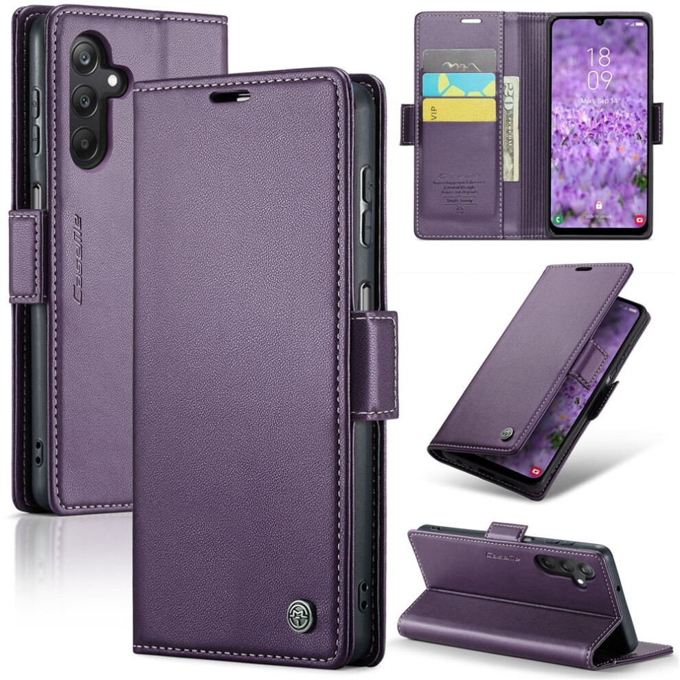Caseme Leather Wallet Case For Compatible With Samsung Galaxy A25 5G Â Rfid Blocking, Magnetic Clasp, Kickstand, Card Holder 9558633021226