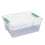 Stackable Closure Bags, Lids & Boxes – Compatible with LEGO, Beads, Tools; Includes Baseplate Lid & Removable Tray 1