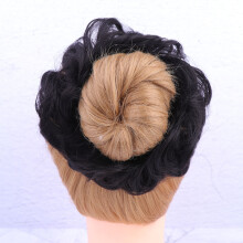 Scrunchie Hair Ring Hair Accessories for Women Black 1Pack