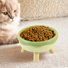 Donut-Shaped Raised Pet Bowl – Anti-Tip, Non-Slip, Comfortable Eating/Drinking Position for Cats & Dogs