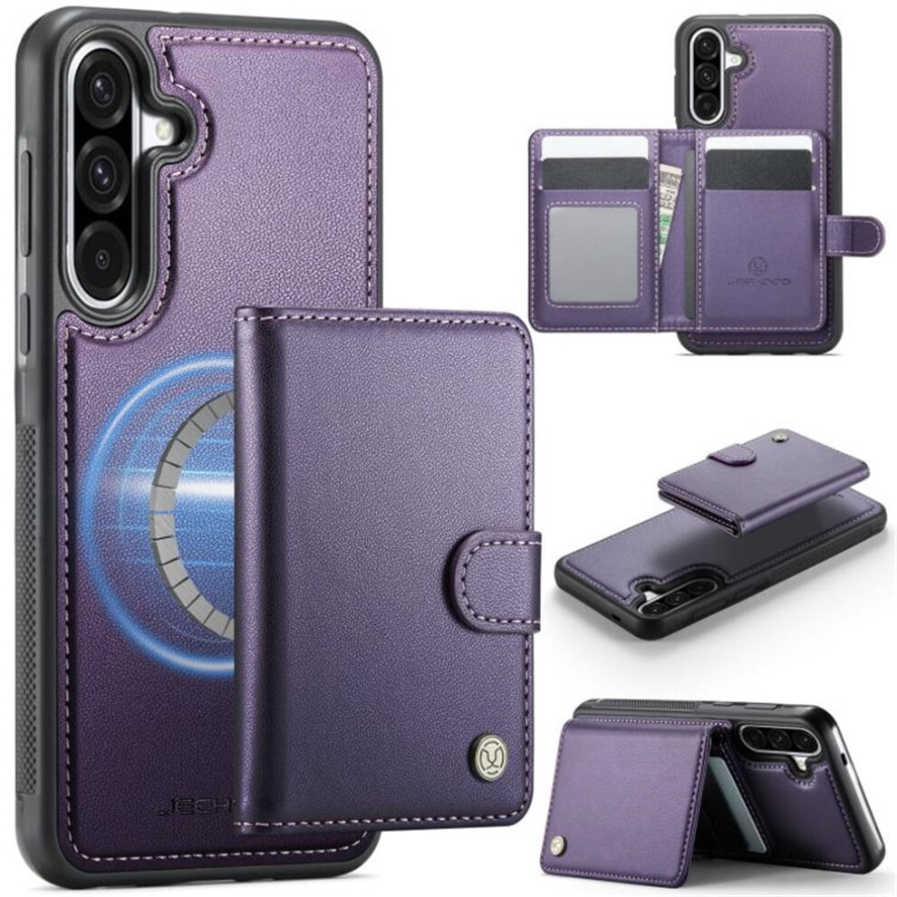 Jeehood Pu Leather Case For Samsung Galaxy A36 5G Purple 9418476969942
