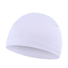 Helmet Skull Caps Sport Cycling Sweat Wicking Helmet Liner Quick Dry Running Hat for Kids White Free Size