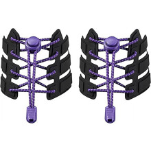 Cherryhome Tieless Elastic Shoe Laces - No Tie Shoelaces - One Size Fits All for Adults and Kids