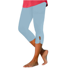 Capri leggings nőknek magas derekú kivágott jóga capri könnyű kényelmes rövidített nadrág puha lounge pizsama nadrág