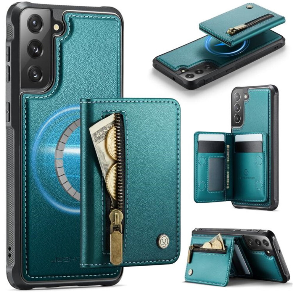 Samsung Galaxy S22 5G Magsafe Wallet Case Green 9170372638697
