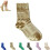 Metallic Silk Ribbed Socks Unisex Laminated 1 Pair 8