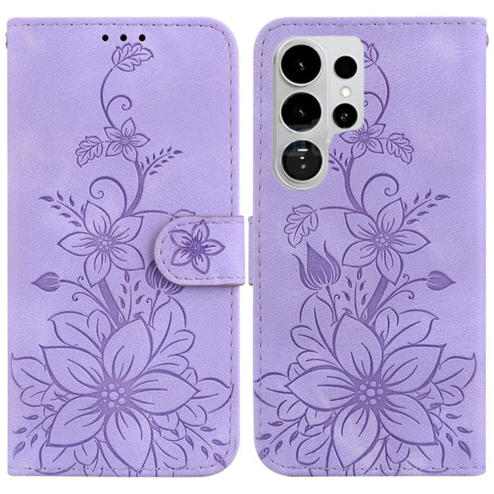 Pu Leather Flip Wallet Case For Samsung Galaxy S26 Purple 9170372637331