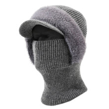 1. Thermal Ushanka Hat & Neck Warmer Combo Plush Lining Windproof Insulated Winter Gear for Skiing Biking Outdoor