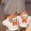Pantofole a forma di tacchino del Ringraziamento, morbide e calde, perfette per la casa. 2