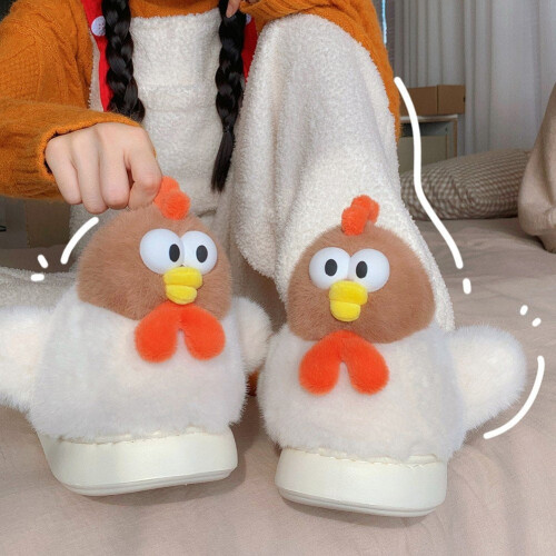 Pantofole a forma di tacchino del Ringraziamento, morbide e calde, perfette per la casa. 2