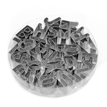 Baking Biscuit Molds English Letter Shape Stainless Steel Diy Baking Kitchen Tools Biscuit Mold Shape