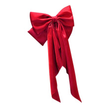 1 pinza para el cabello con lazo rojo para mujeres y adolescentes. Pinzas decorativas para el cabello.