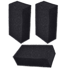 Replacement Aquarium Bio Sponge Foam Filter Pads Suitable for fish tanks, aquariums, ponds, 7.5" x 4" x 2.75" (Pack of 3)