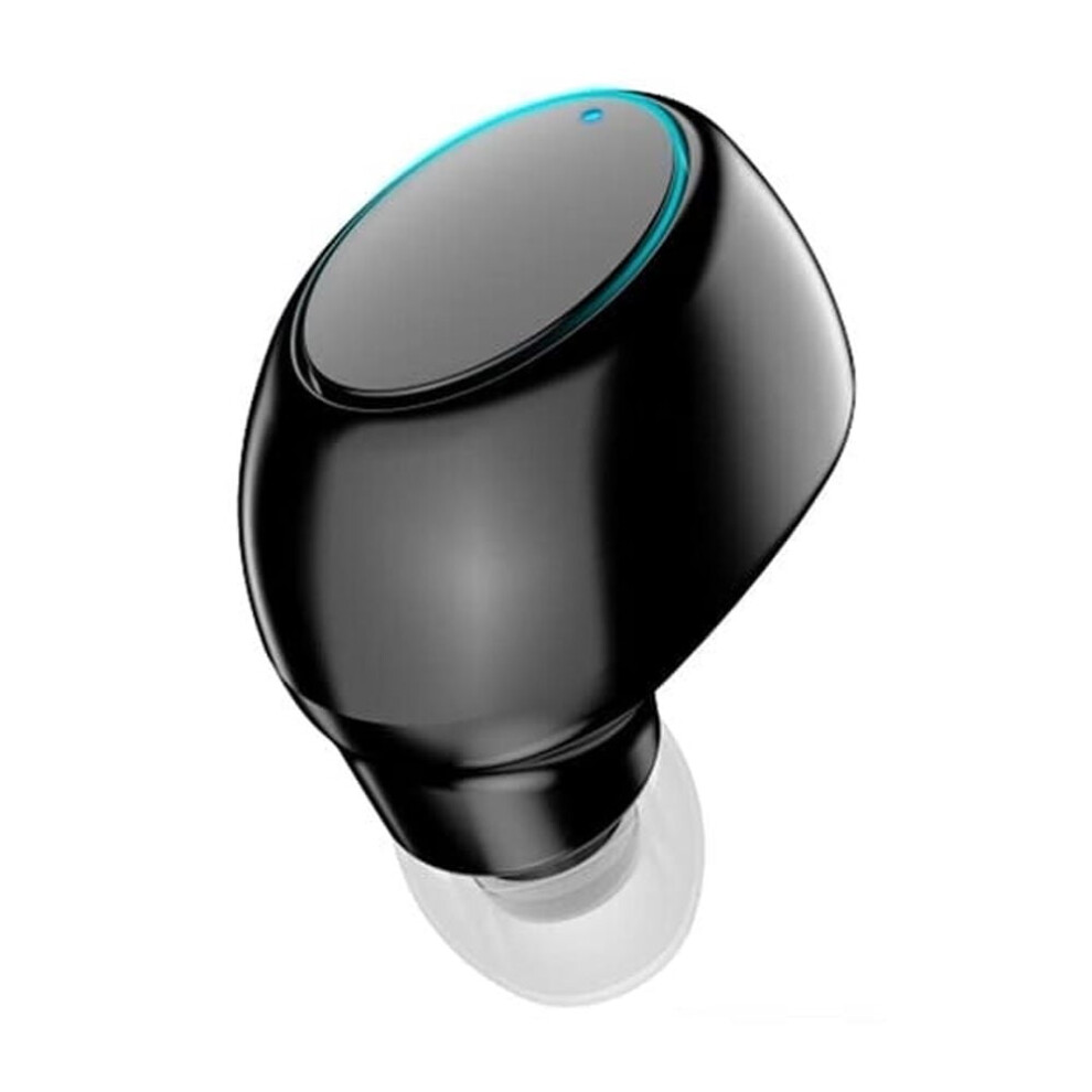 Mini Invisible Bluetooth Earbud, 12H Battery, Compatible With Sports/Work/Sleep Â Black 9165521624621