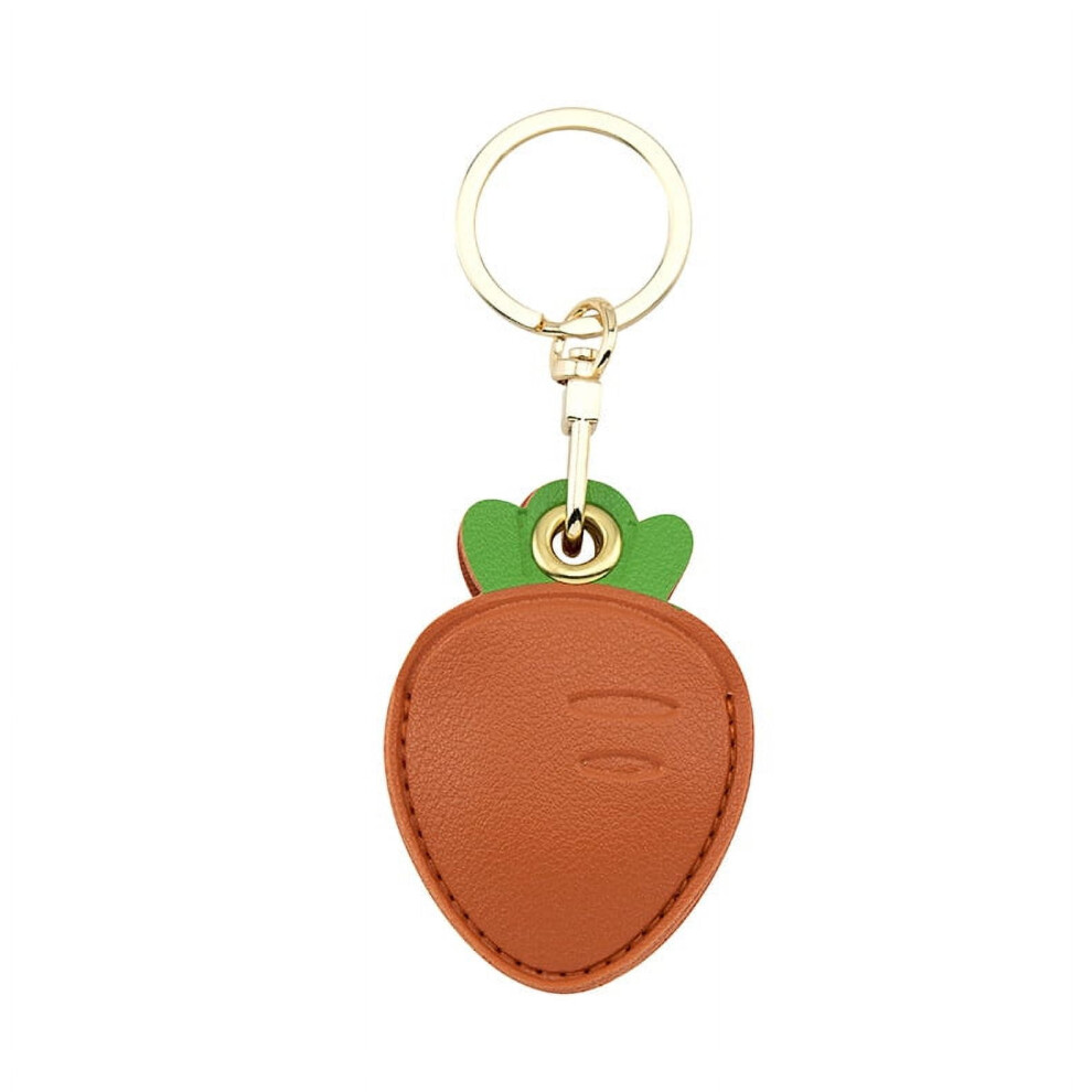 Leather Keychain Case Holder For Compatible With Apple Airtag,Protective Air Tag Cover With Keychain Ring,Anti-Scratch Airtags Case For Keys 9130661908009