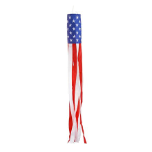 Bandierina a vento con bandiera americana da 101 cm (40") – Decorazione patriottica per esterni resistente allo sbiadimento, ideale per cortile,