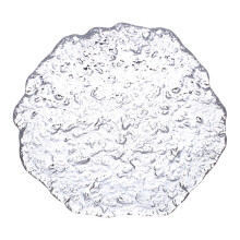 1Pc Creative Salad Plate Household Glass Dish Food Snack Serving Plate for Home